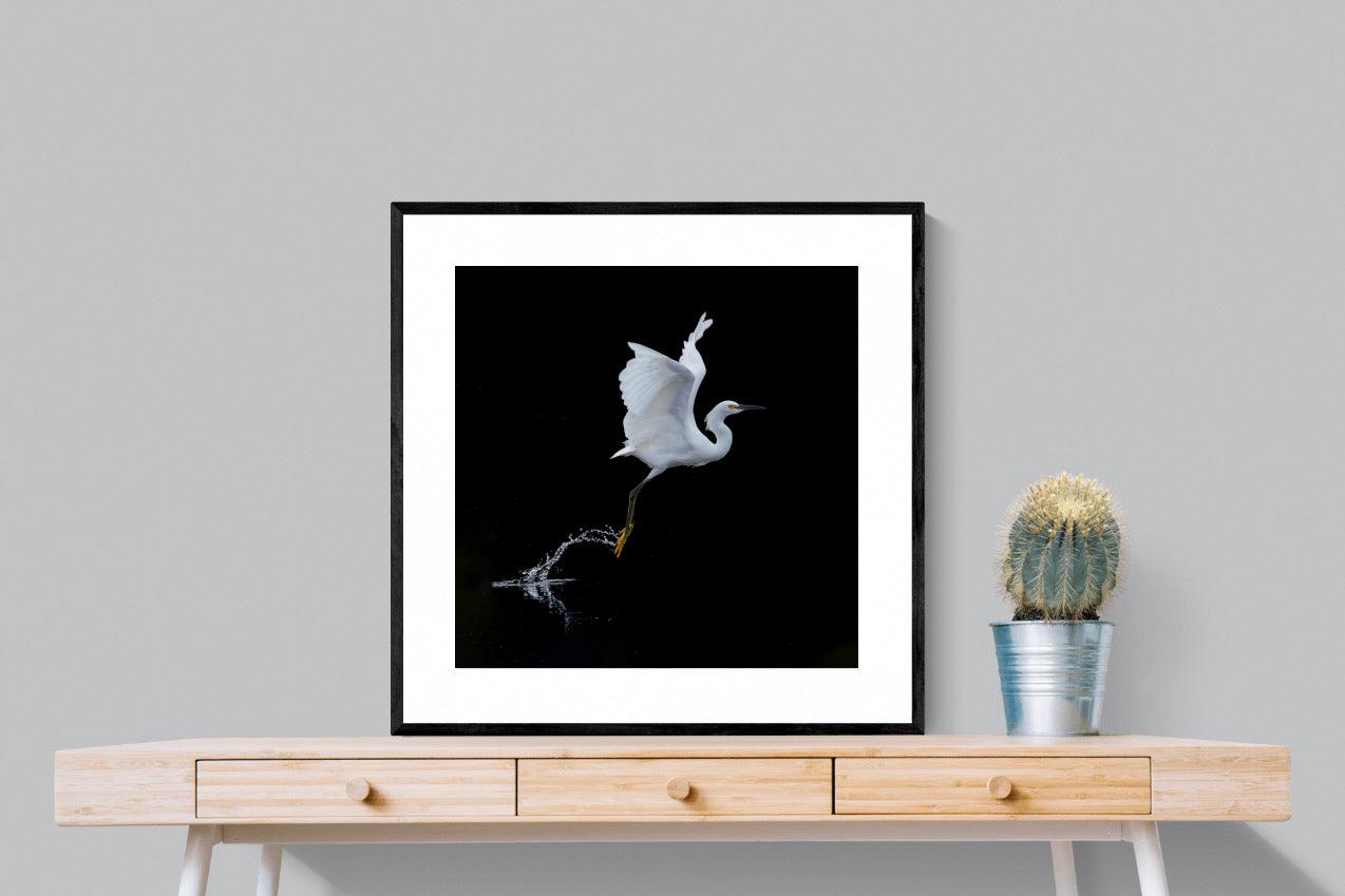 Take to the Air-Wall_Art-80 x 80cm-Framed Print-Black-Pixalot