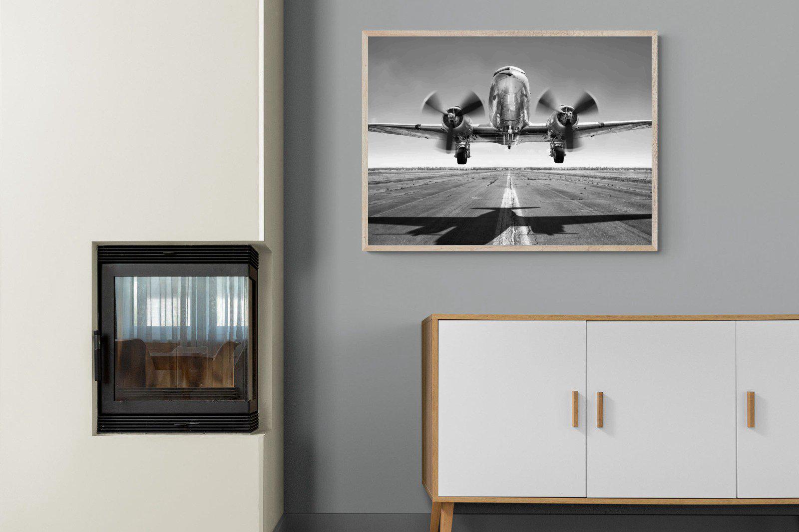 Takeoff-Wall_Art-100 x 75cm-Mounted Canvas-Wood-Pixalot