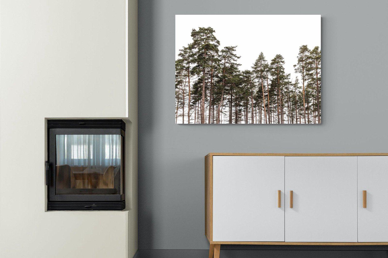 Tall Pines-Wall_Art-100 x 75cm-Mounted Canvas-No Frame-Pixalot