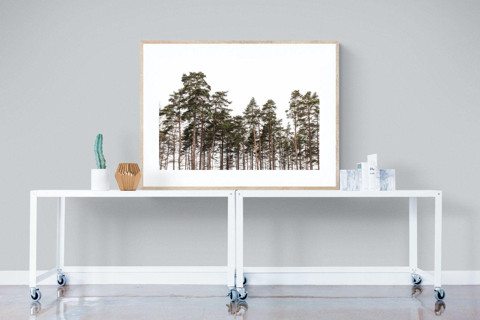 Tall Pines-Wall_Art-120 x 90cm-Framed Print-Wood-Pixalot
