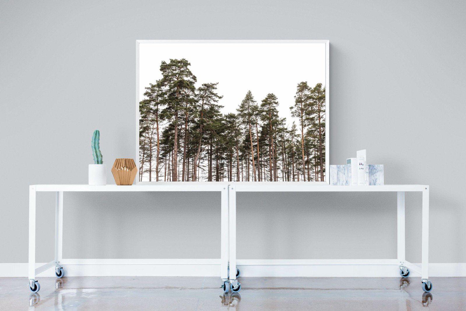 Tall Pines-Wall_Art-120 x 90cm-Mounted Canvas-White-Pixalot