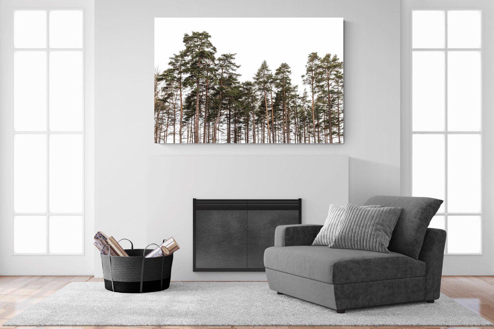 Tall Pines-Wall_Art-150 x 100cm-Mounted Canvas-No Frame-Pixalot