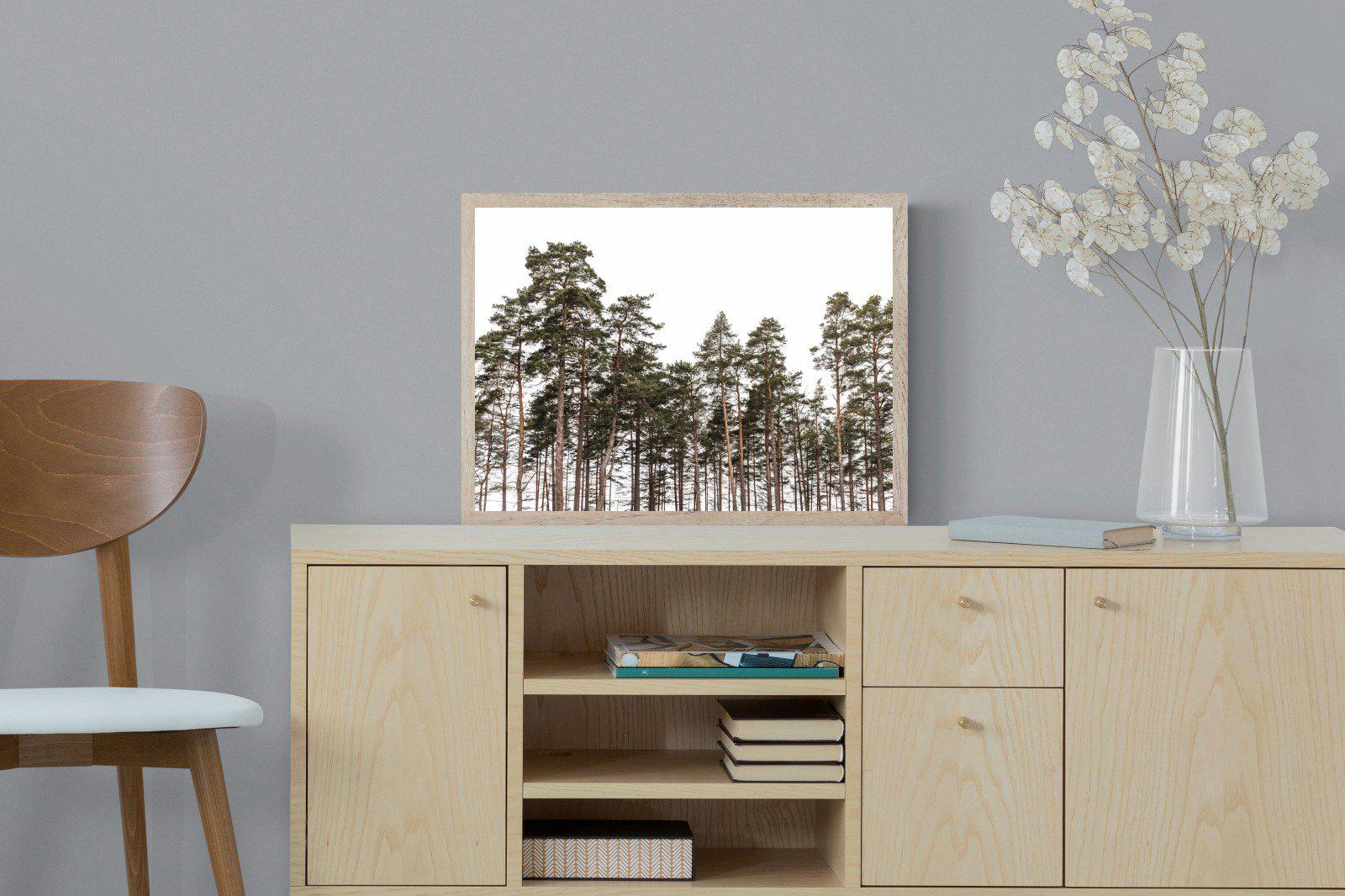 Tall Pines-Wall_Art-60 x 45cm-Mounted Canvas-Wood-Pixalot