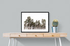 Tall Pines-Wall_Art-80 x 60cm-Framed Print-Black-Pixalot