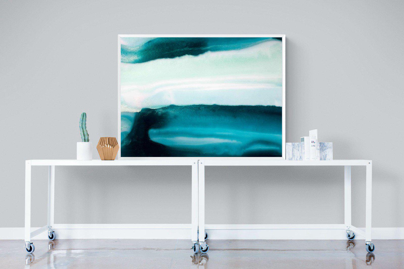 Teal-Wall_Art-120 x 90cm-Mounted Canvas-White-Pixalot