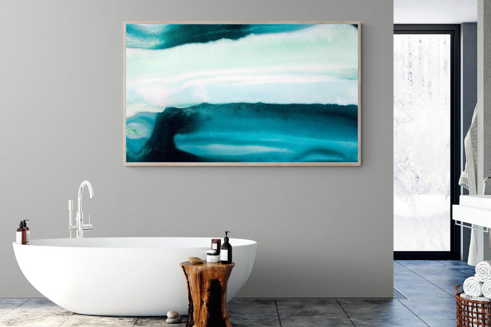 Teal-Wall_Art-180 x 110cm-Mounted Canvas-Wood-Pixalot