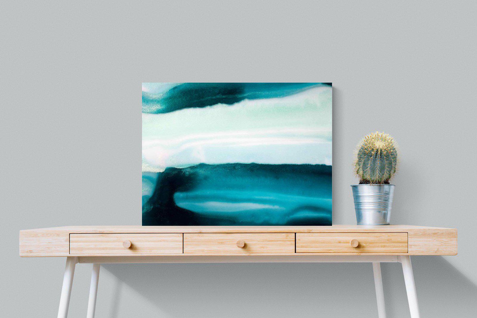 Teal-Wall_Art-80 x 60cm-Mounted Canvas-No Frame-Pixalot