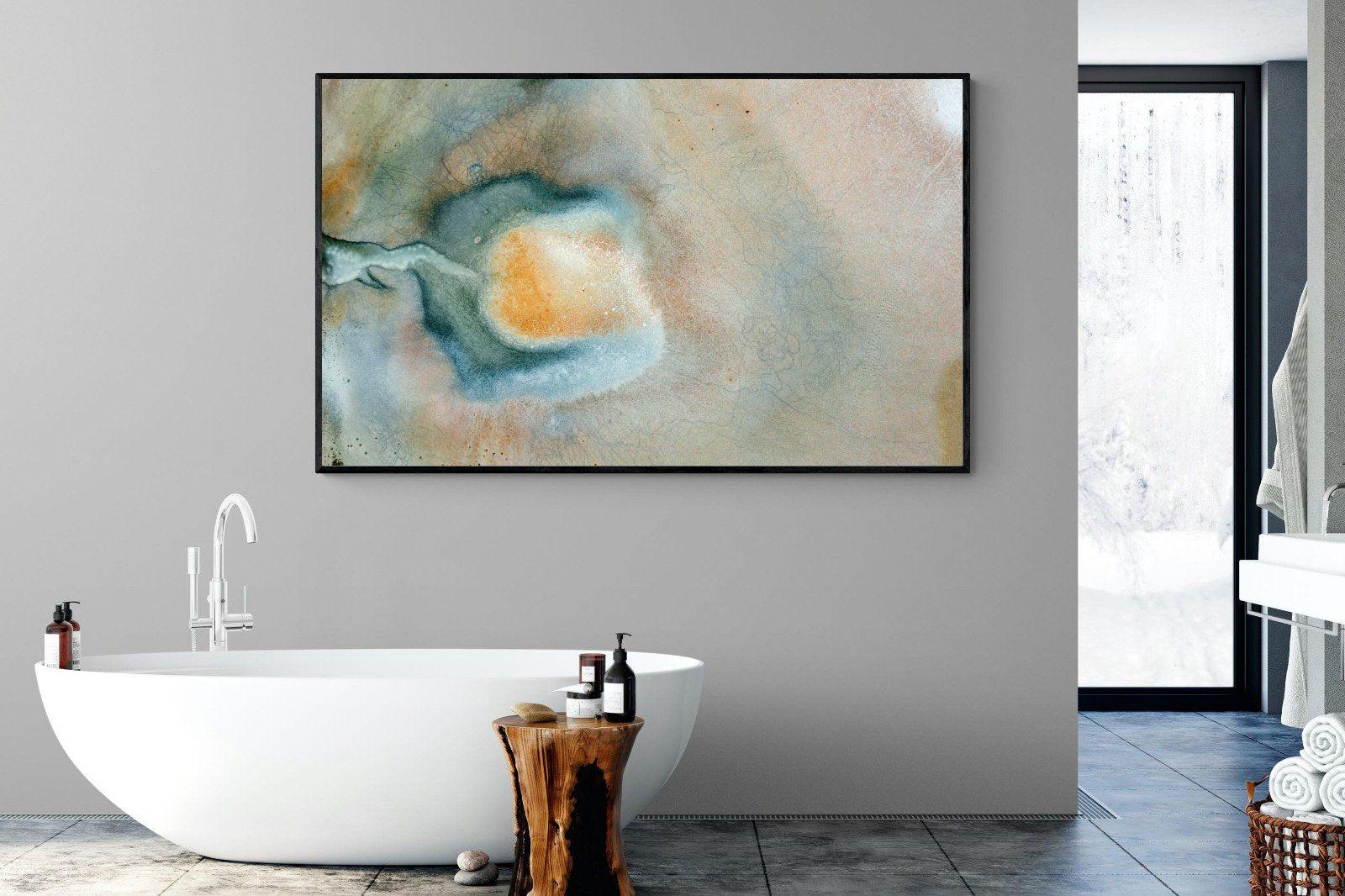Textured Earth-Wall_Art-180 x 110cm-Mounted Canvas-Black-Pixalot