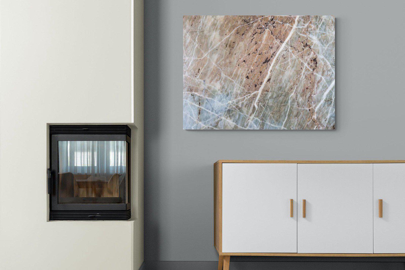 Textured Marble-Wall_Art-100 x 75cm-Mounted Canvas-No Frame-Pixalot