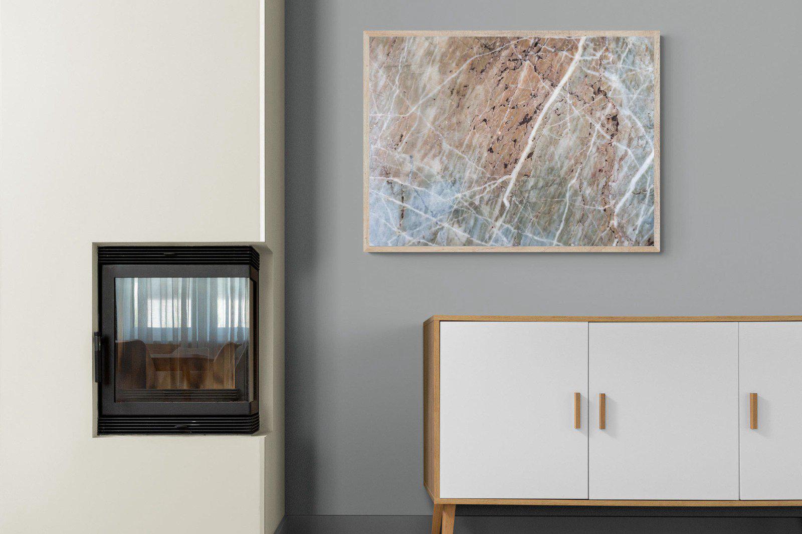 Textured Marble-Wall_Art-100 x 75cm-Mounted Canvas-Wood-Pixalot