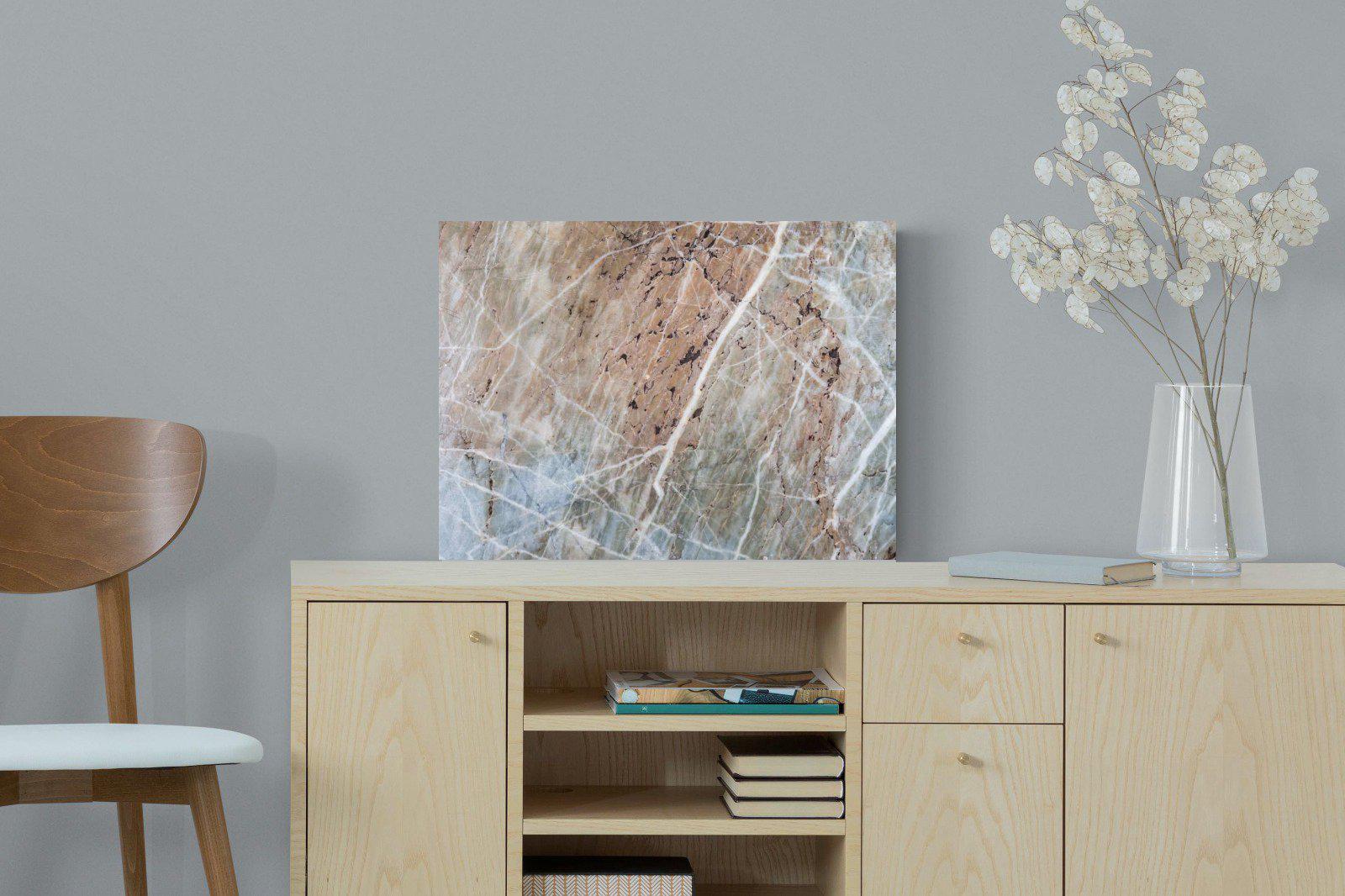 Textured Marble-Wall_Art-60 x 45cm-Mounted Canvas-No Frame-Pixalot