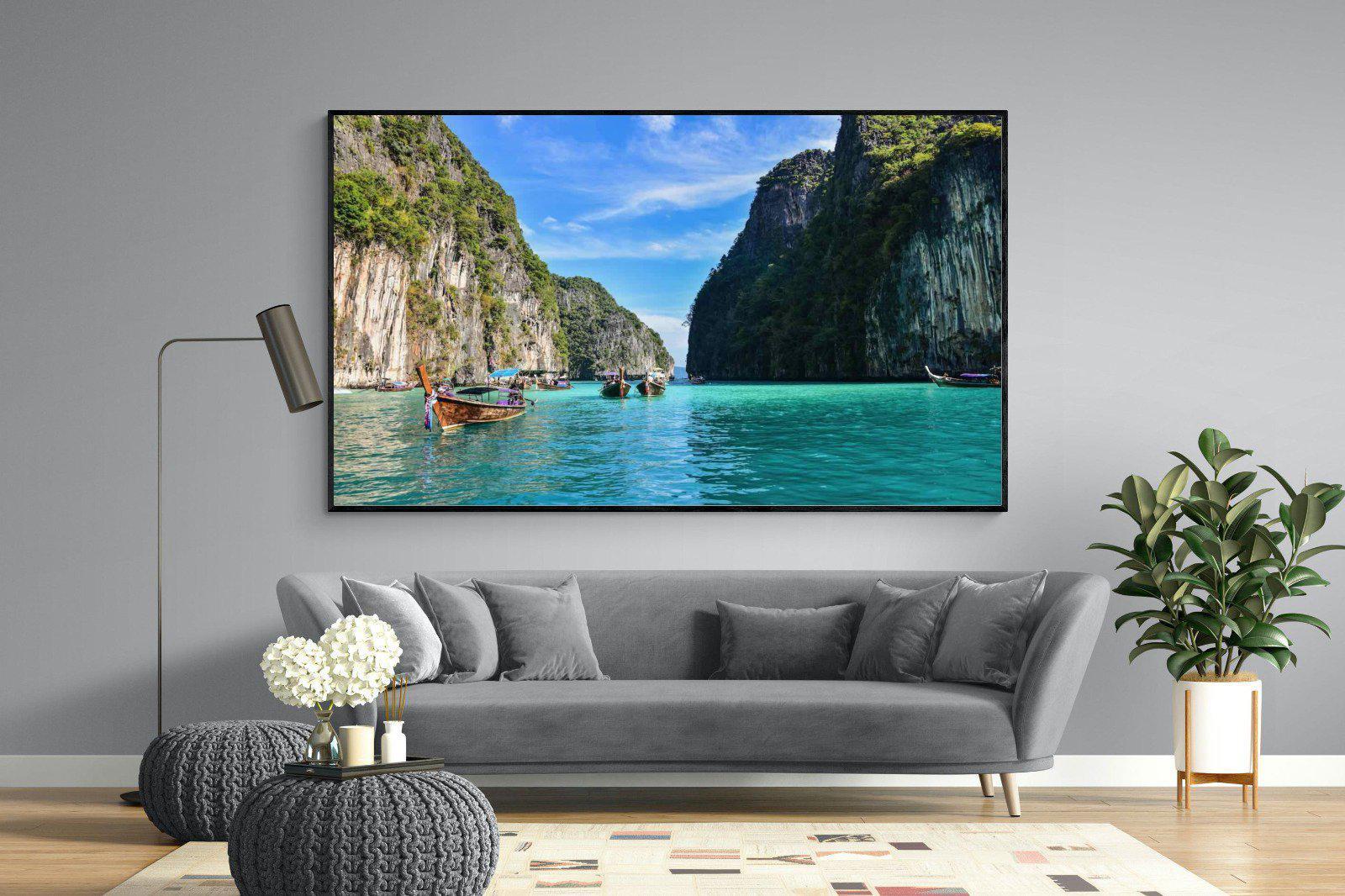 Thai Dream-Wall_Art-220 x 130cm-Mounted Canvas-Black-Pixalot