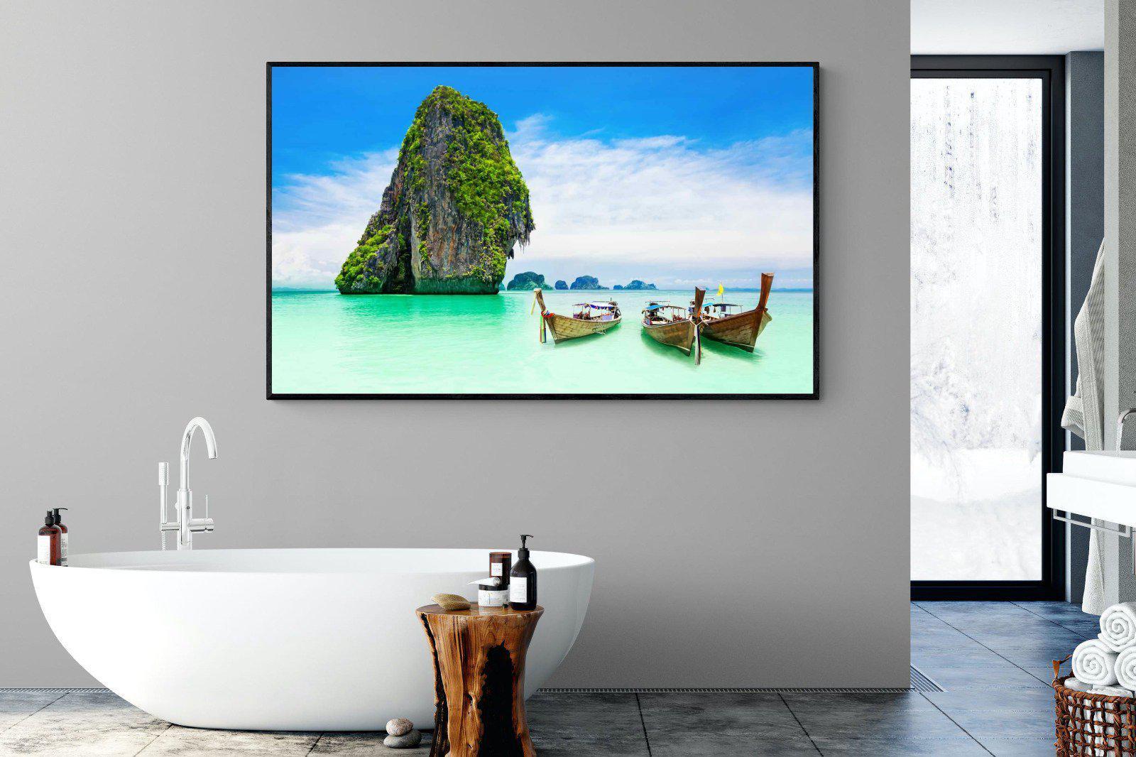 Thai Wonder-Wall_Art-180 x 110cm-Mounted Canvas-Black-Pixalot