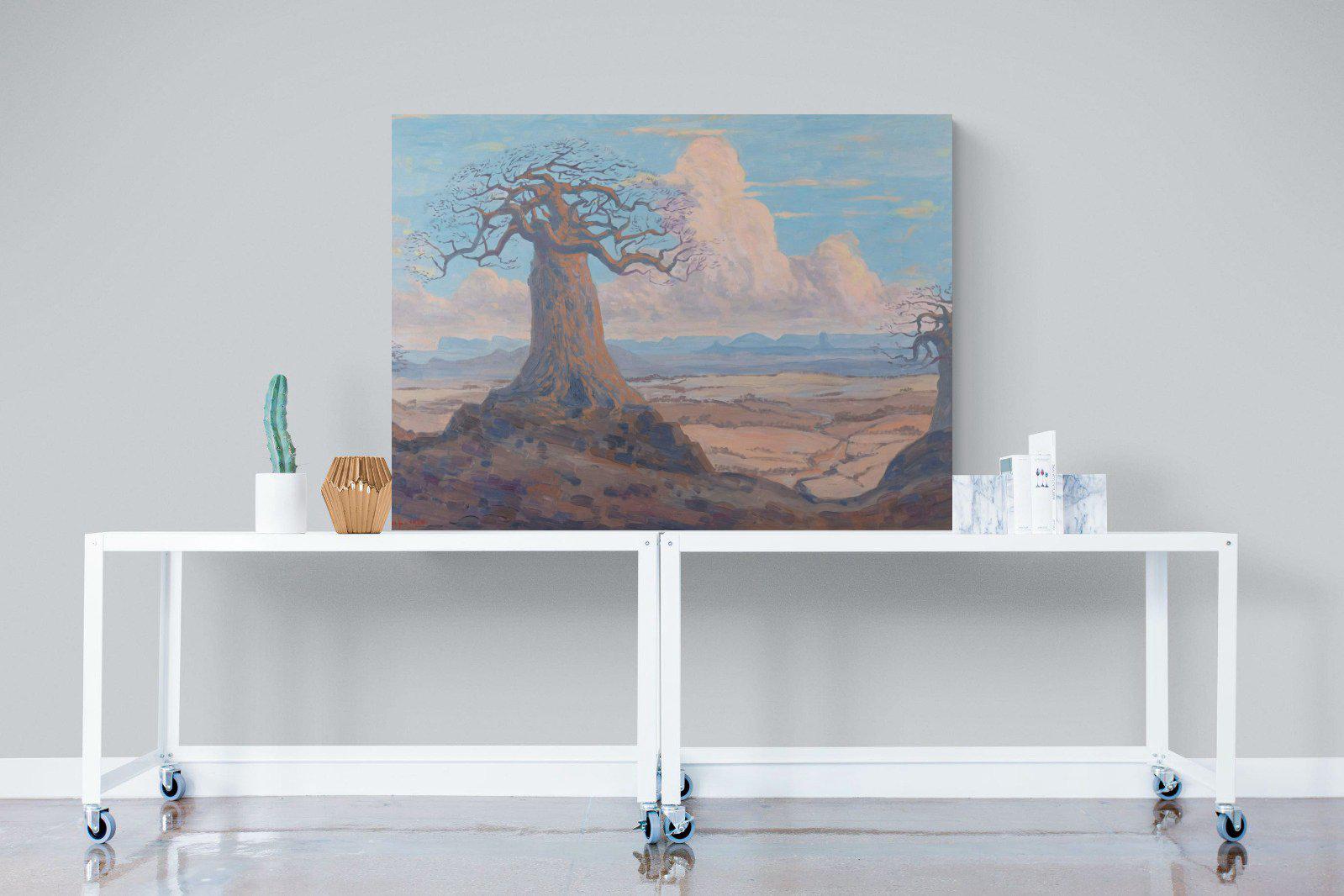 The Baobab Tree-Wall_Art-120 x 90cm-Mounted Canvas-No Frame-Pixalot