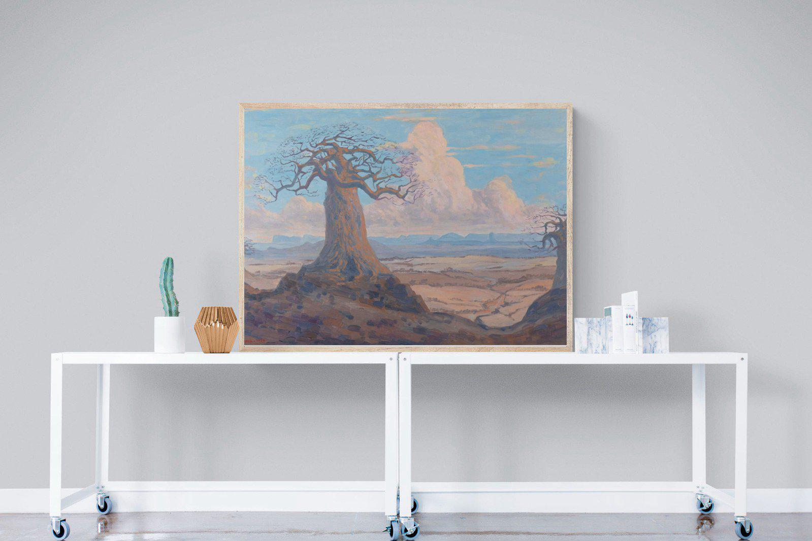 The Baobab Tree-Wall_Art-120 x 90cm-Mounted Canvas-Wood-Pixalot