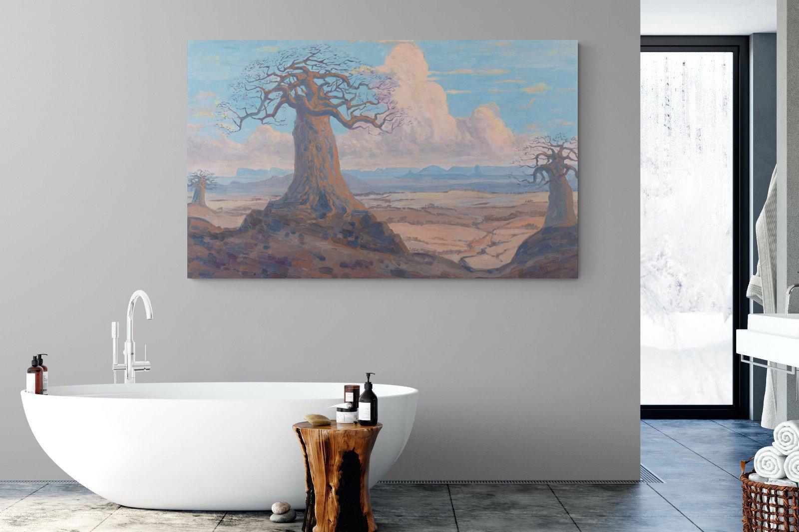 The Baobab Tree-Wall_Art-180 x 110cm-Mounted Canvas-No Frame-Pixalot