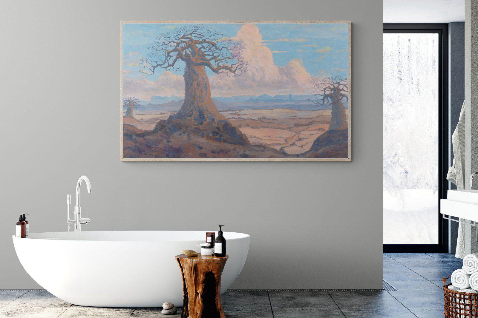 The Baobab Tree-Wall_Art-180 x 110cm-Mounted Canvas-Wood-Pixalot