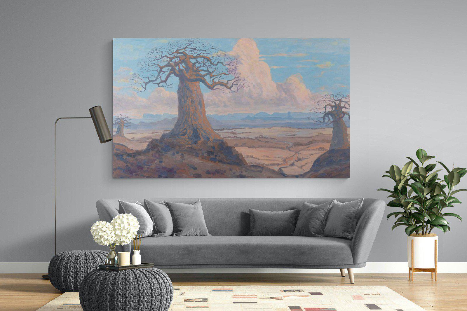 The Baobab Tree-Wall_Art-220 x 130cm-Mounted Canvas-No Frame-Pixalot