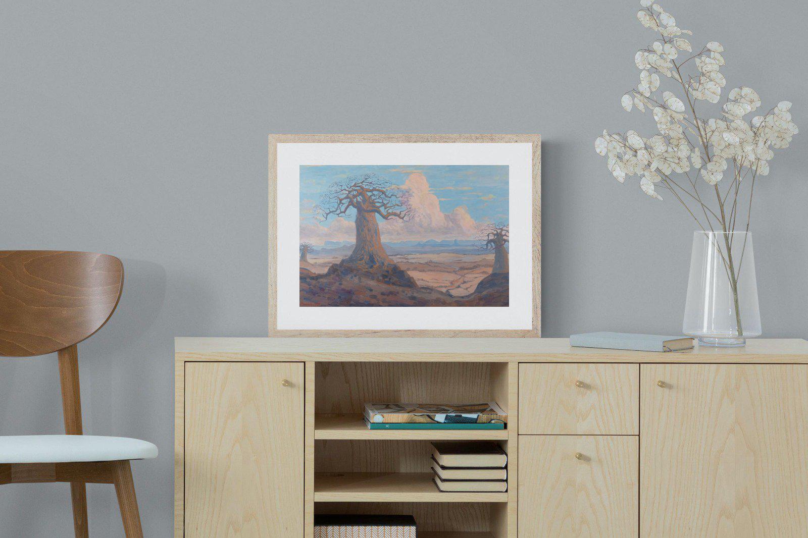 The Baobab Tree-Wall_Art-60 x 45cm-Framed Print-Wood-Pixalot