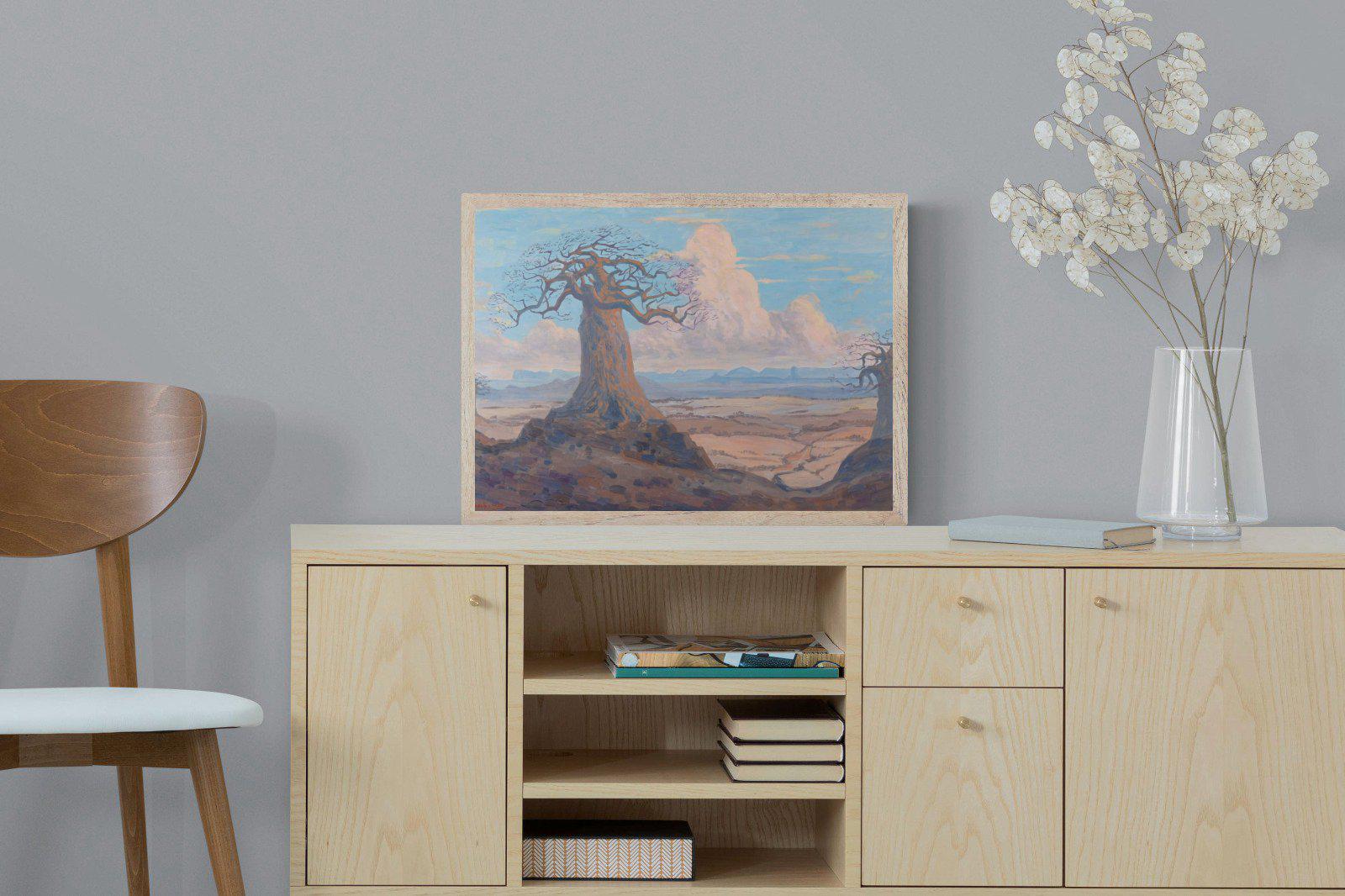 The Baobab Tree-Wall_Art-60 x 45cm-Mounted Canvas-Wood-Pixalot