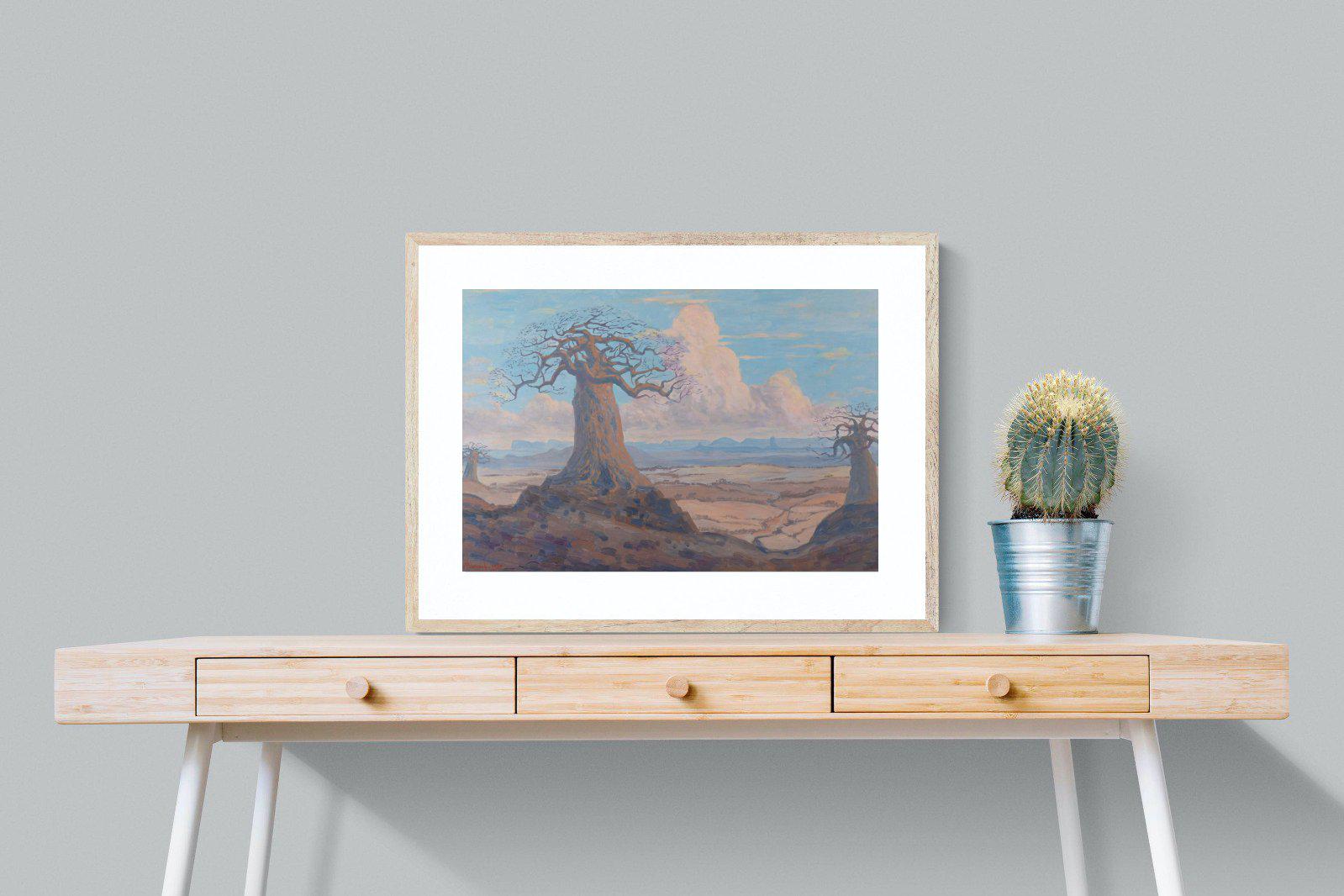 The Baobab Tree-Wall_Art-80 x 60cm-Framed Print-Wood-Pixalot