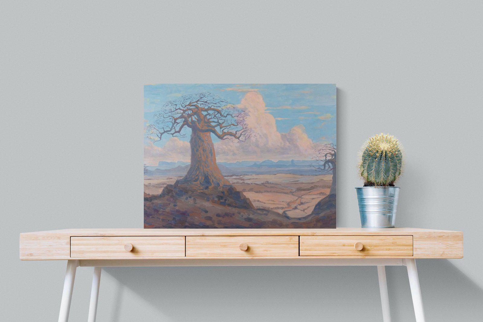 The Baobab Tree-Wall_Art-80 x 60cm-Mounted Canvas-No Frame-Pixalot