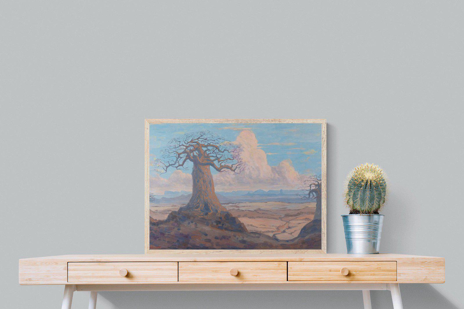 The Baobab Tree-Wall_Art-80 x 60cm-Mounted Canvas-Wood-Pixalot