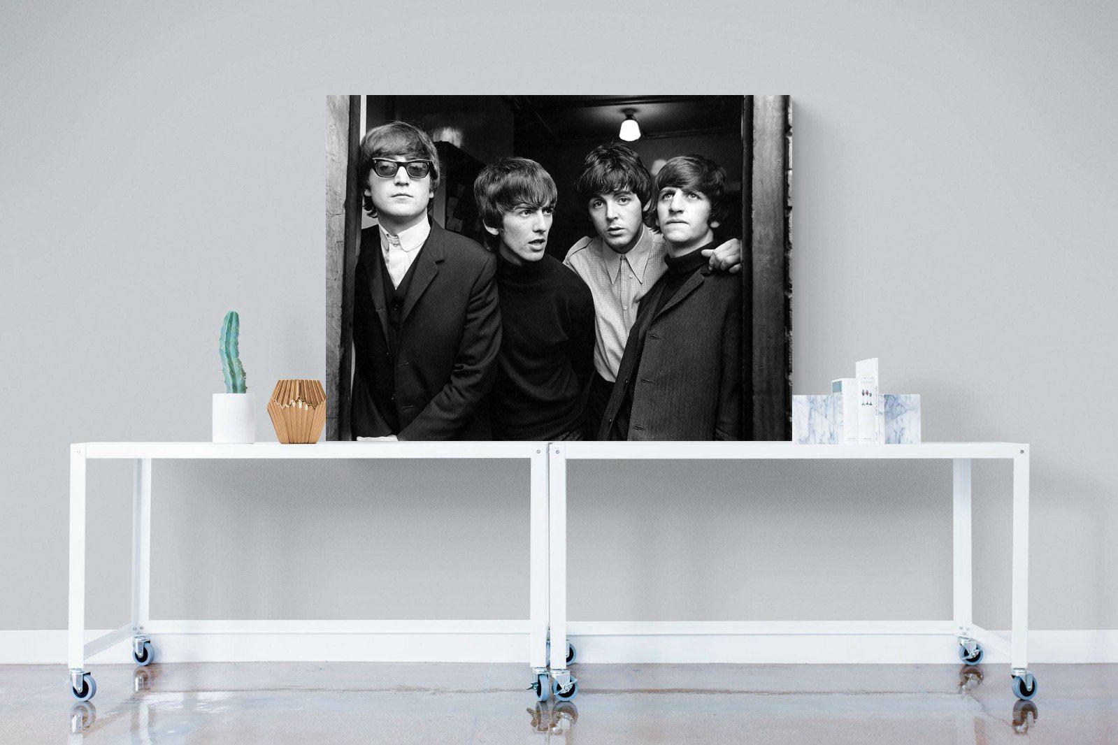 The Beetles-Wall_Art-120 x 90cm-Mounted Canvas-No Frame-Pixalot