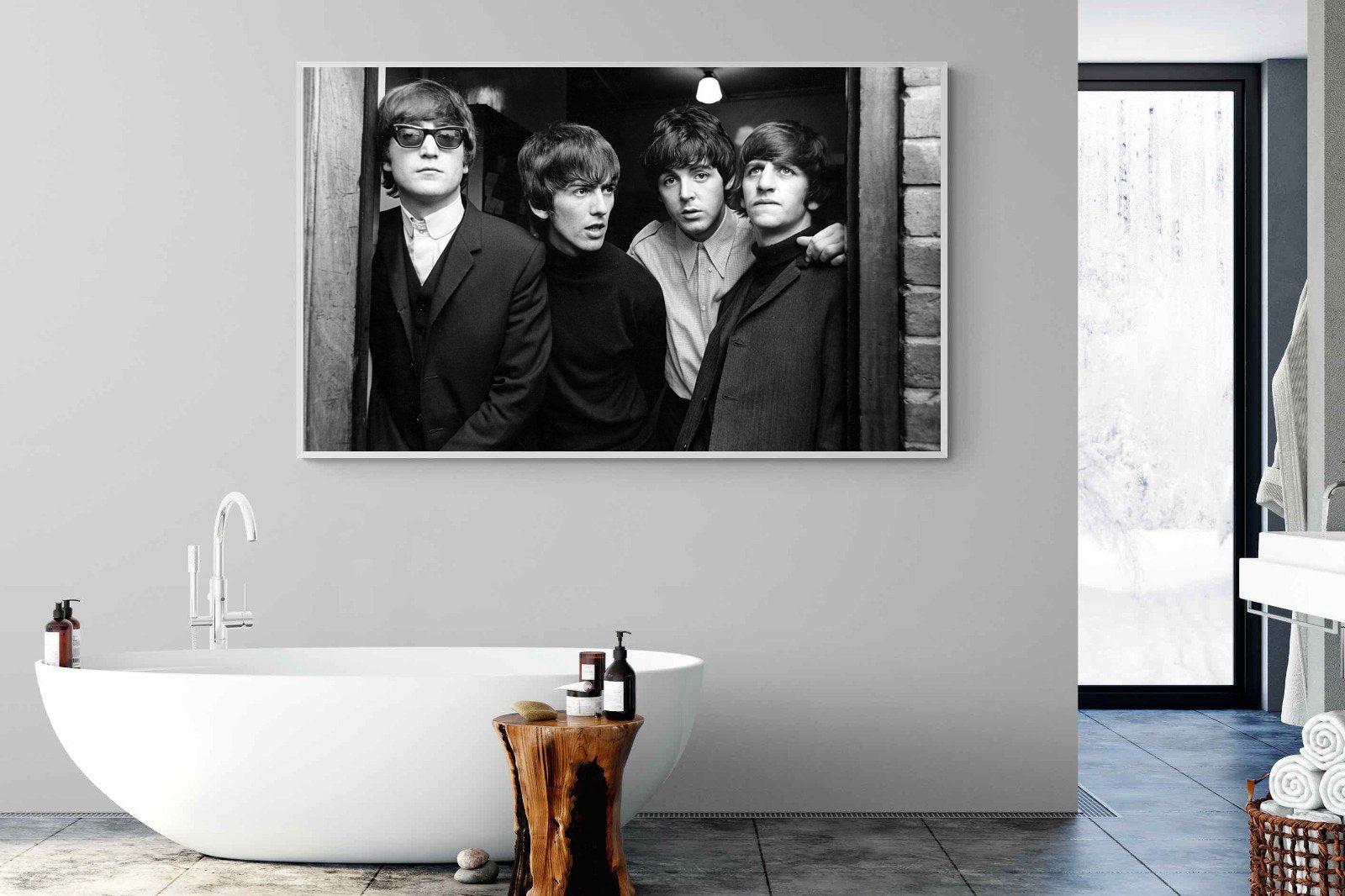 The Beetles-Wall_Art-180 x 110cm-Mounted Canvas-White-Pixalot