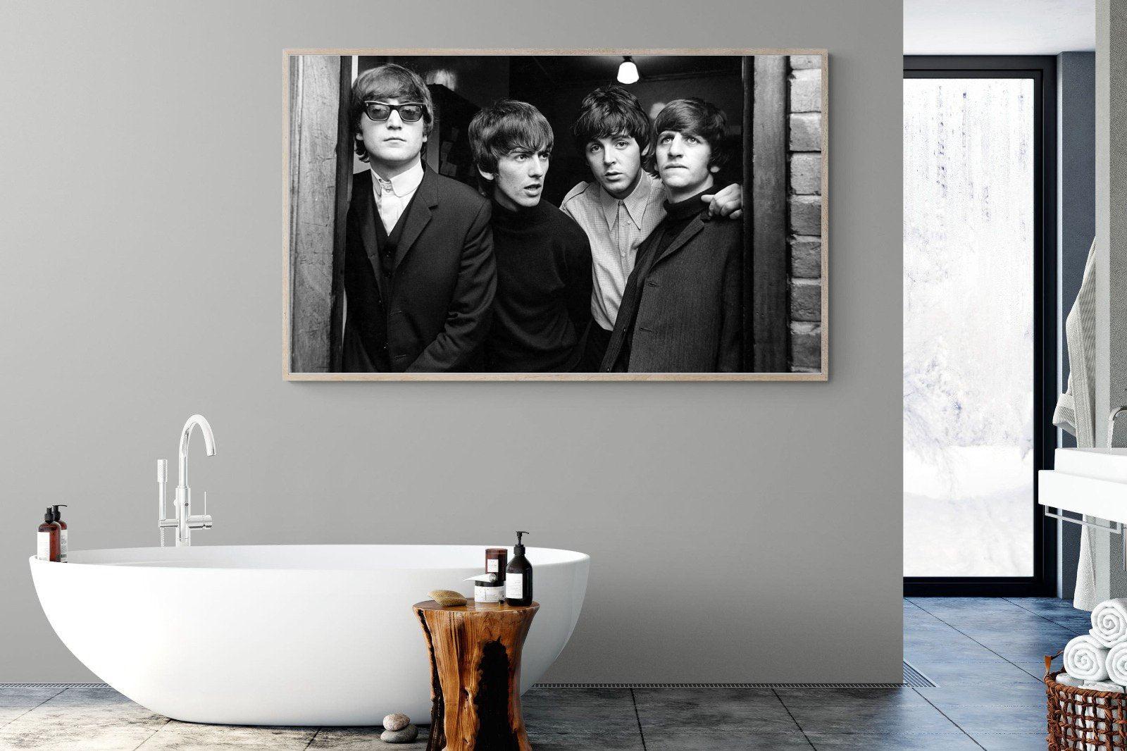 The Beetles-Wall_Art-180 x 110cm-Mounted Canvas-Wood-Pixalot