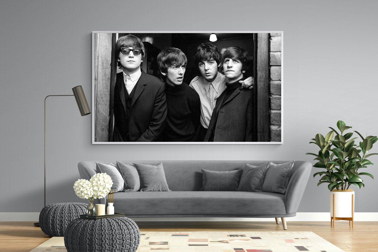 The Beetles-Wall_Art-220 x 130cm-Mounted Canvas-White-Pixalot