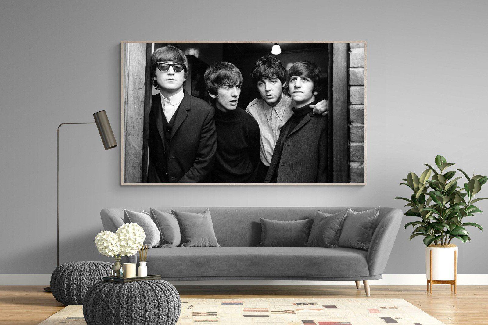 The Beetles-Wall_Art-220 x 130cm-Mounted Canvas-Wood-Pixalot