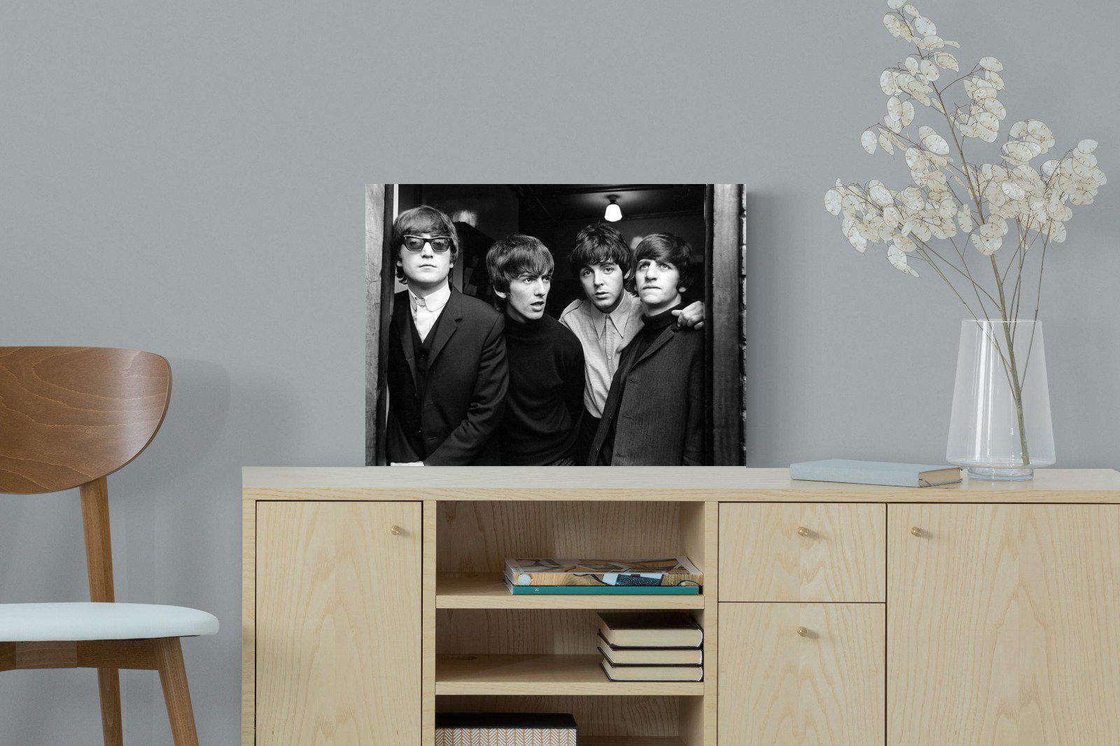 The Beetles-Wall_Art-60 x 45cm-Mounted Canvas-No Frame-Pixalot