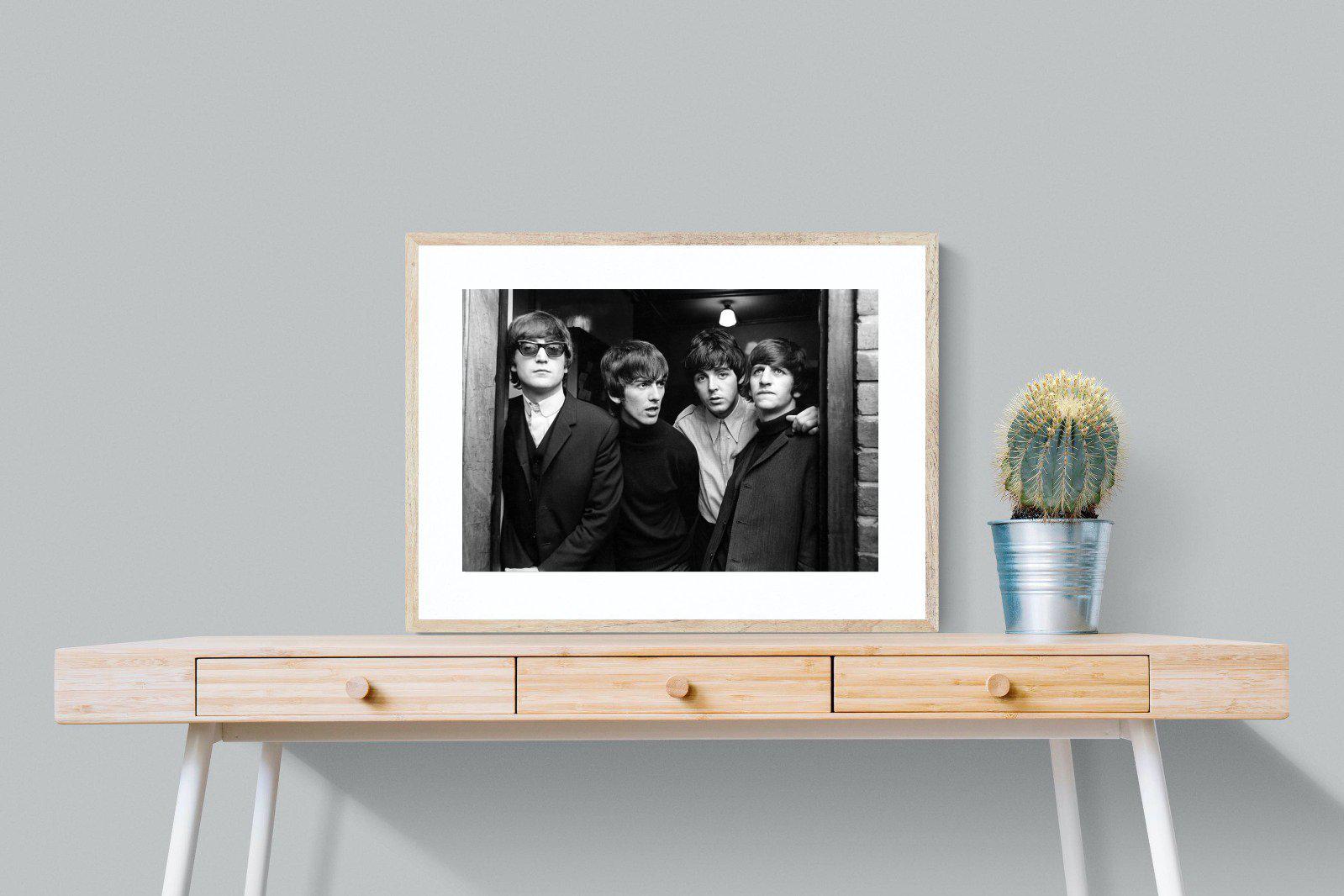 The Beetles-Wall_Art-80 x 60cm-Framed Print-Wood-Pixalot