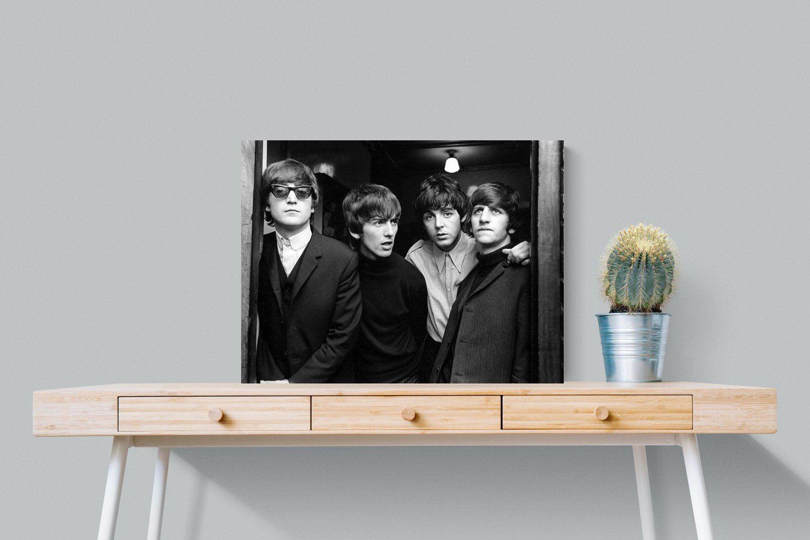 The Beetles-Wall_Art-80 x 60cm-Mounted Canvas-No Frame-Pixalot