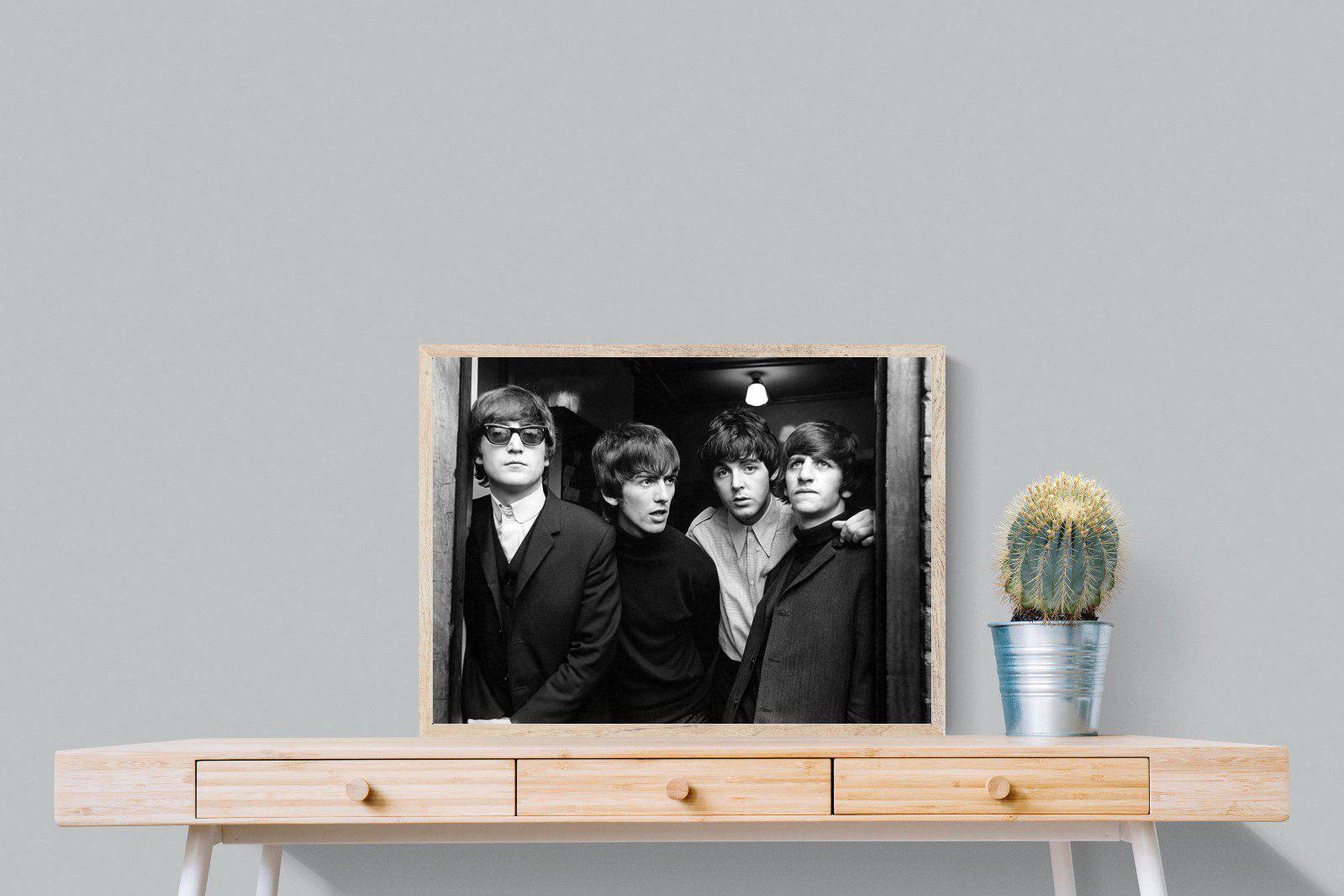 The Beetles-Wall_Art-80 x 60cm-Mounted Canvas-Wood-Pixalot