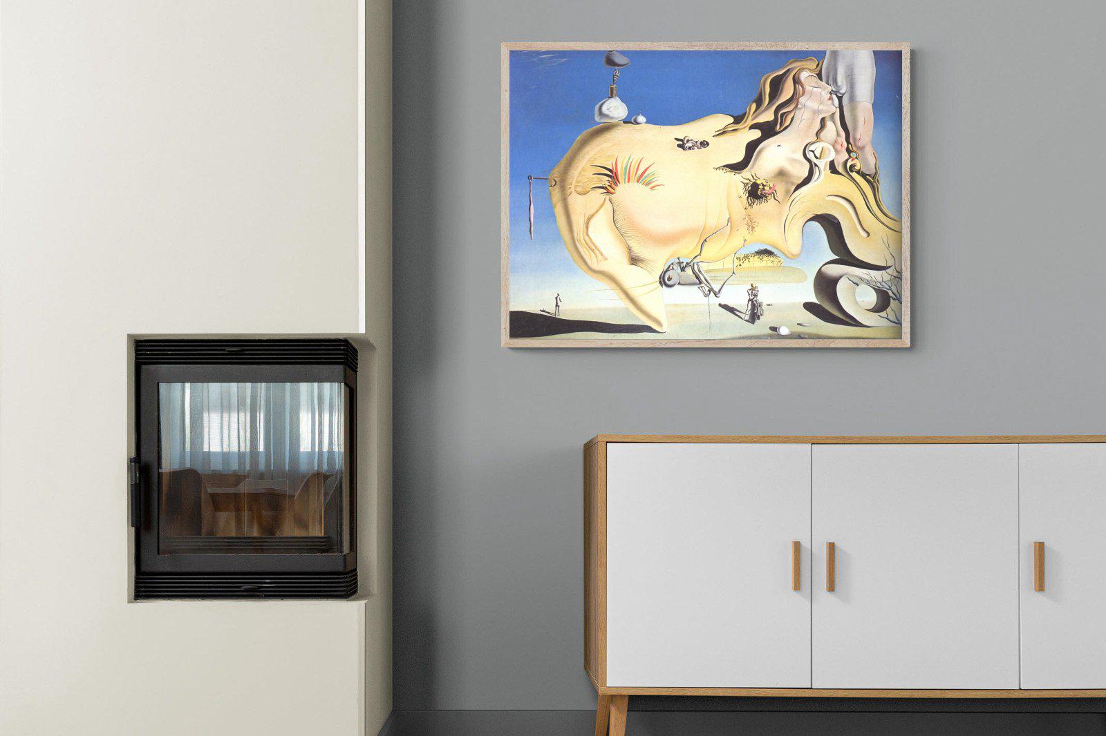 The Great Masturbator-Wall_Art-100 x 75cm-Mounted Canvas-Wood-Pixalot