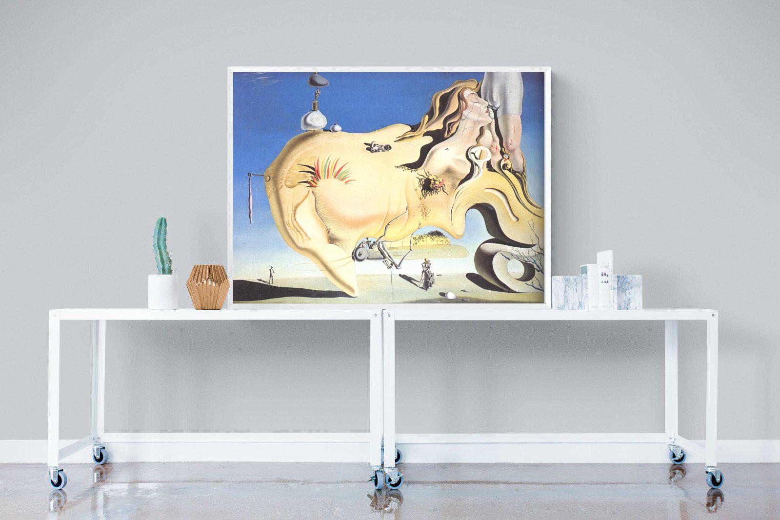 The Great Masturbator-Wall_Art-120 x 90cm-Mounted Canvas-White-Pixalot