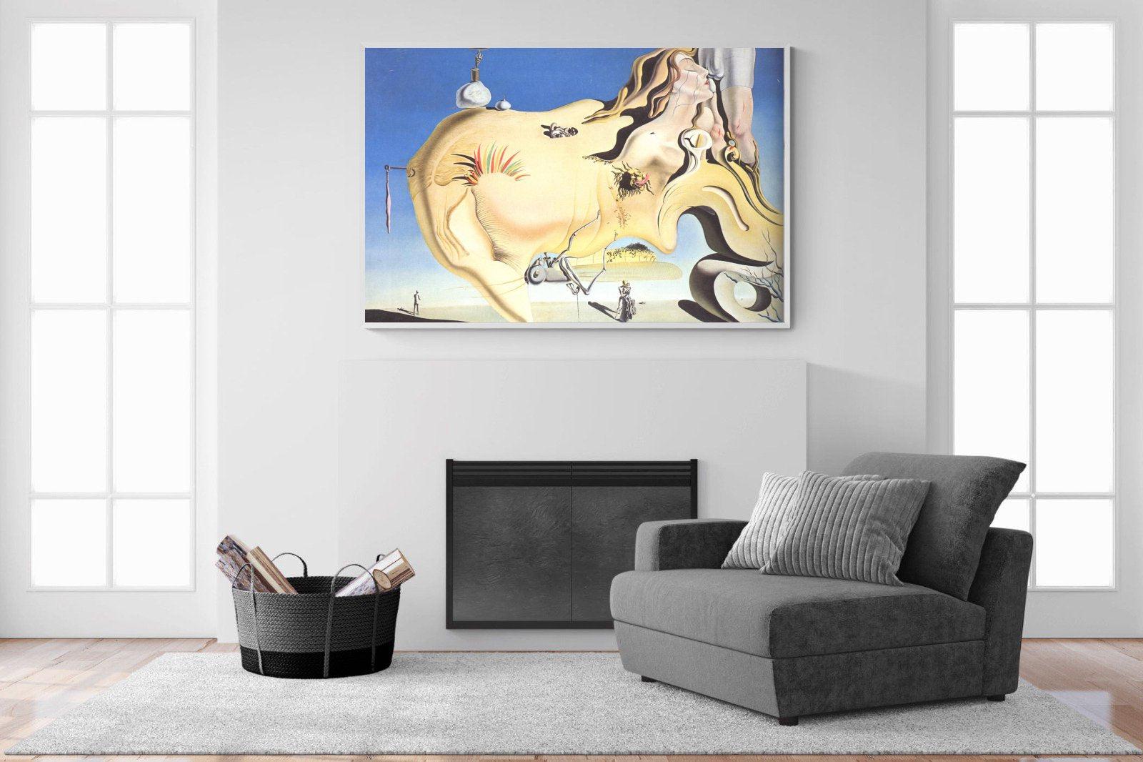 The Great Masturbator-Wall_Art-150 x 100cm-Mounted Canvas-White-Pixalot