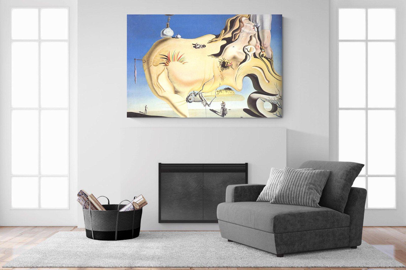 The Great Masturbator-Wall_Art-150 x 100cm-Mounted Canvas-No Frame-Pixalot
