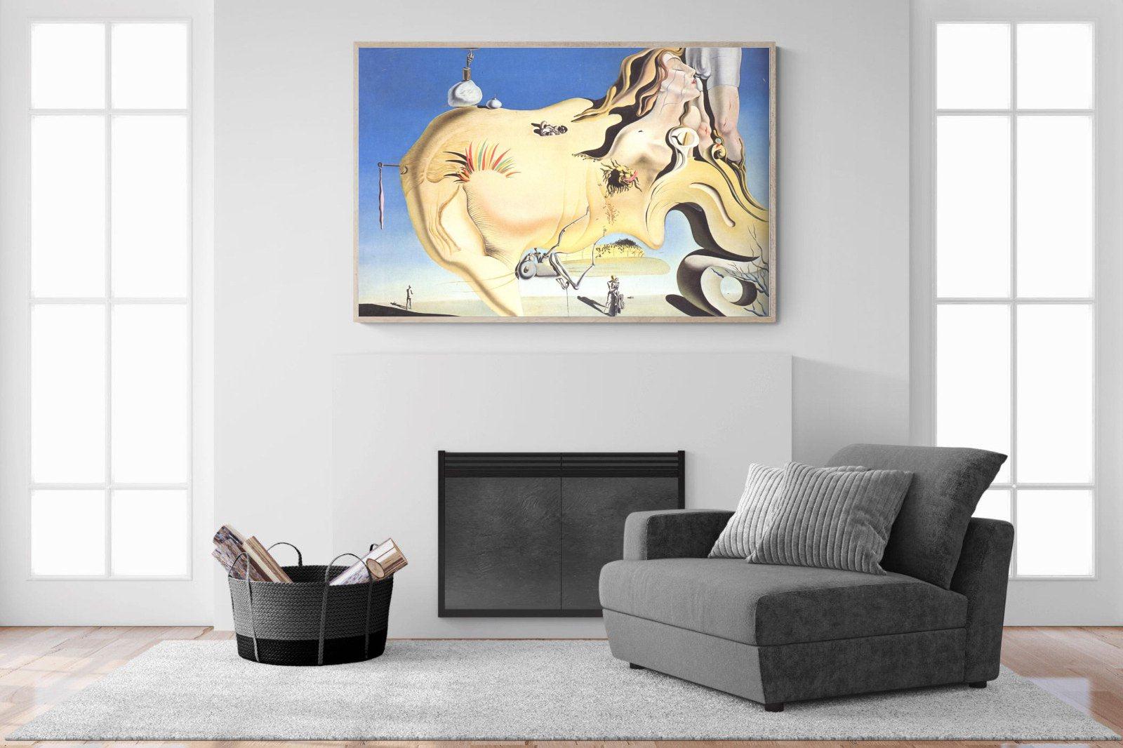 The Great Masturbator-Wall_Art-150 x 100cm-Mounted Canvas-Wood-Pixalot