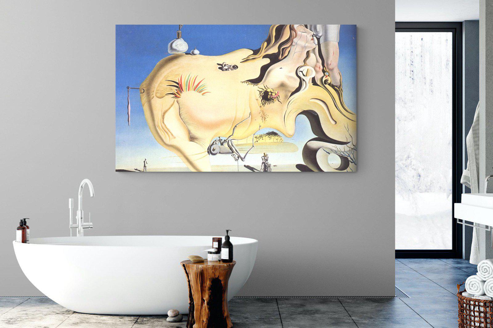 The Great Masturbator-Wall_Art-180 x 110cm-Mounted Canvas-No Frame-Pixalot