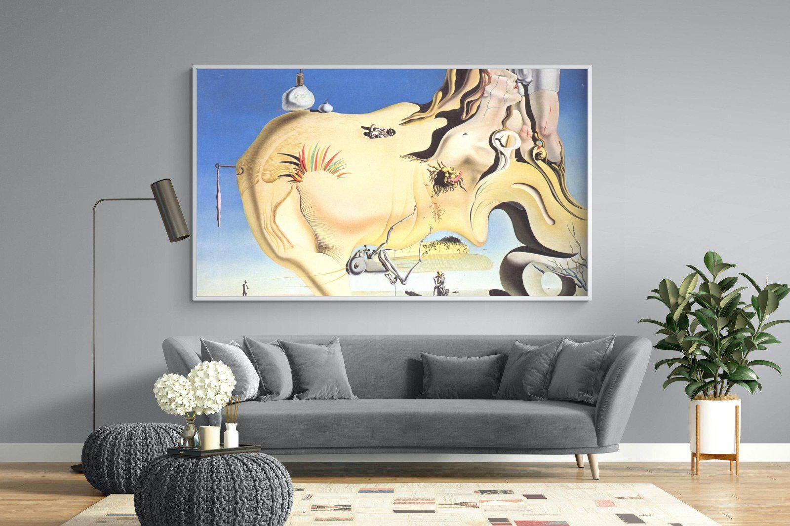 The Great Masturbator-Wall_Art-220 x 130cm-Mounted Canvas-White-Pixalot