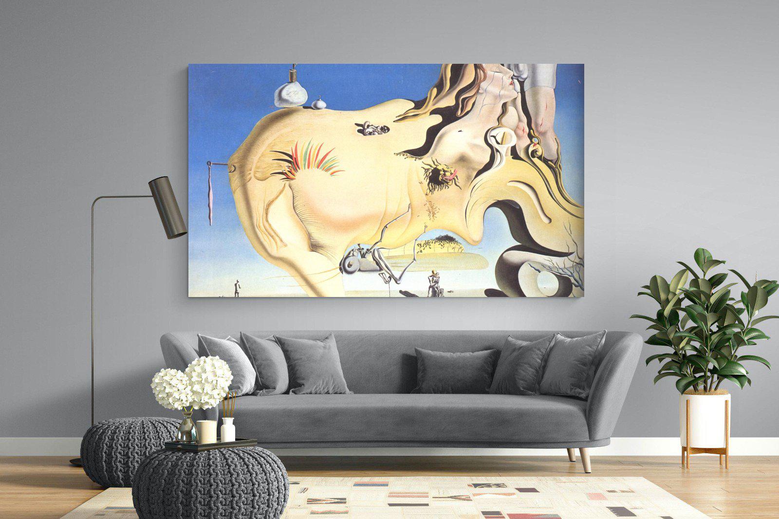 The Great Masturbator-Wall_Art-220 x 130cm-Mounted Canvas-No Frame-Pixalot