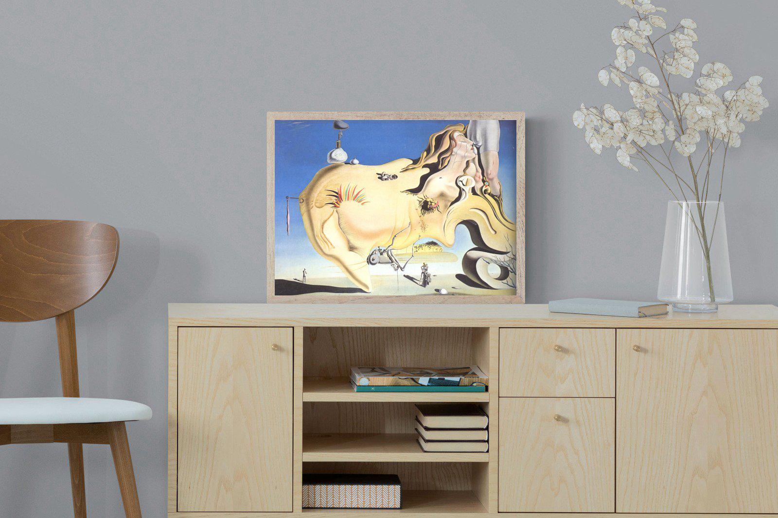 The Great Masturbator-Wall_Art-60 x 45cm-Mounted Canvas-Wood-Pixalot