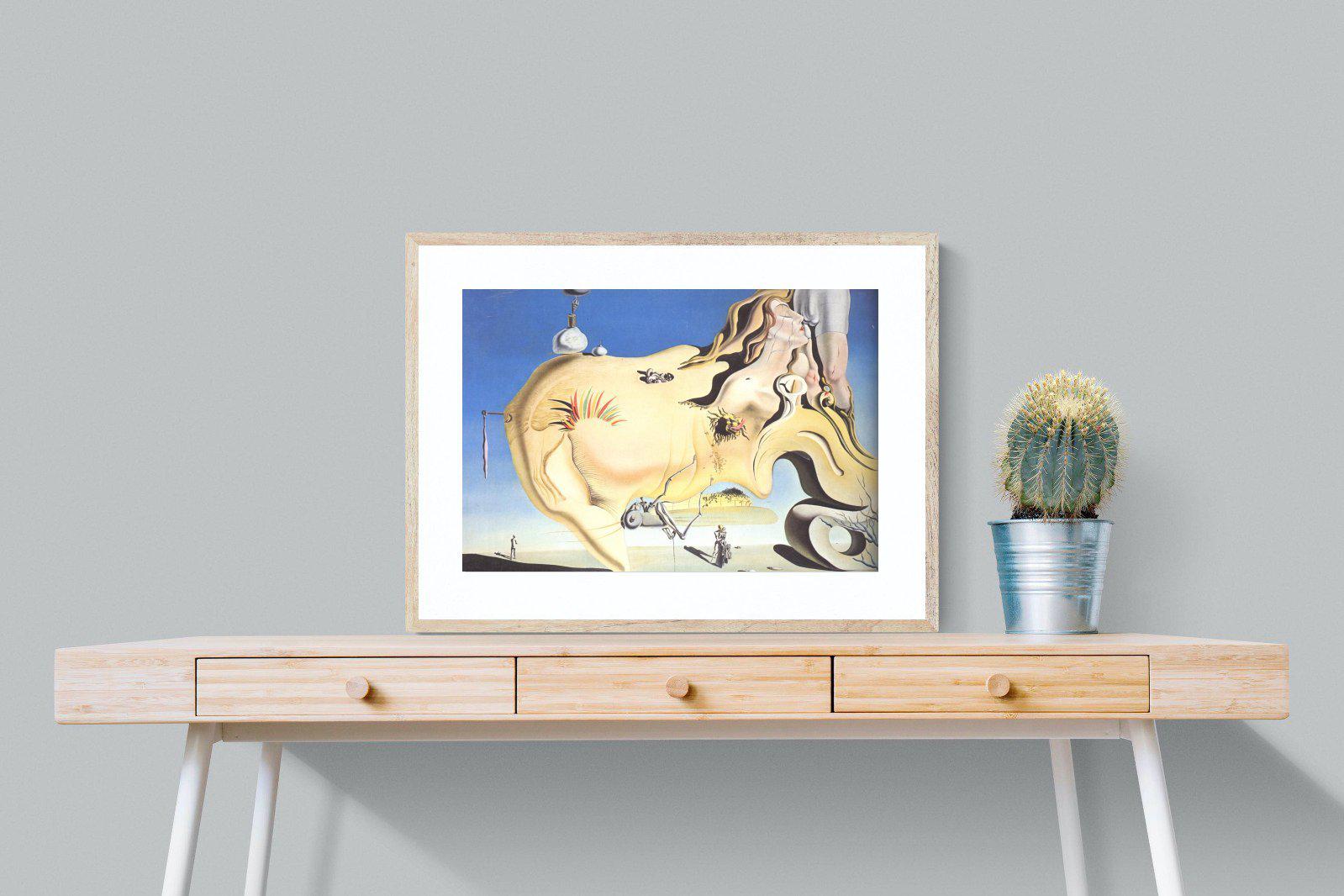 The Great Masturbator-Wall_Art-80 x 60cm-Framed Print-Wood-Pixalot