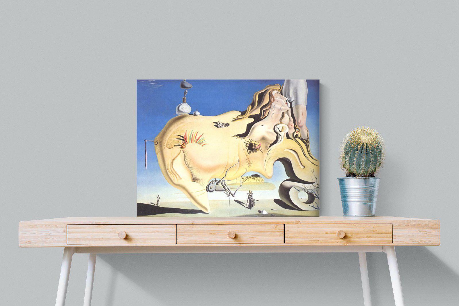 The Great Masturbator-Wall_Art-80 x 60cm-Mounted Canvas-No Frame-Pixalot