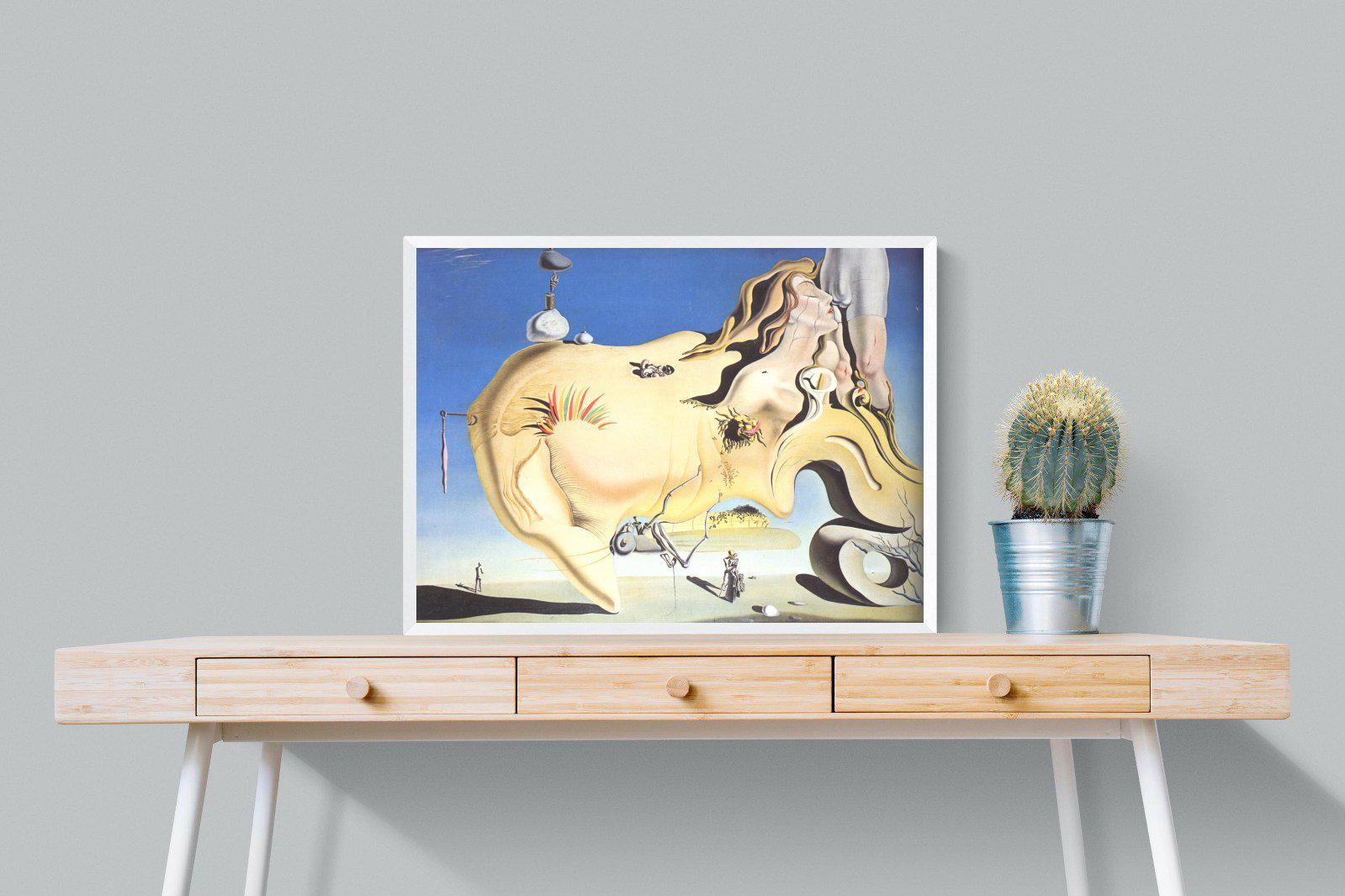 The Great Masturbator-Wall_Art-80 x 60cm-Mounted Canvas-White-Pixalot