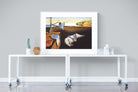 The Persistence of Memory-Wall_Art-120 x 90cm-Framed Print-White-Pixalot