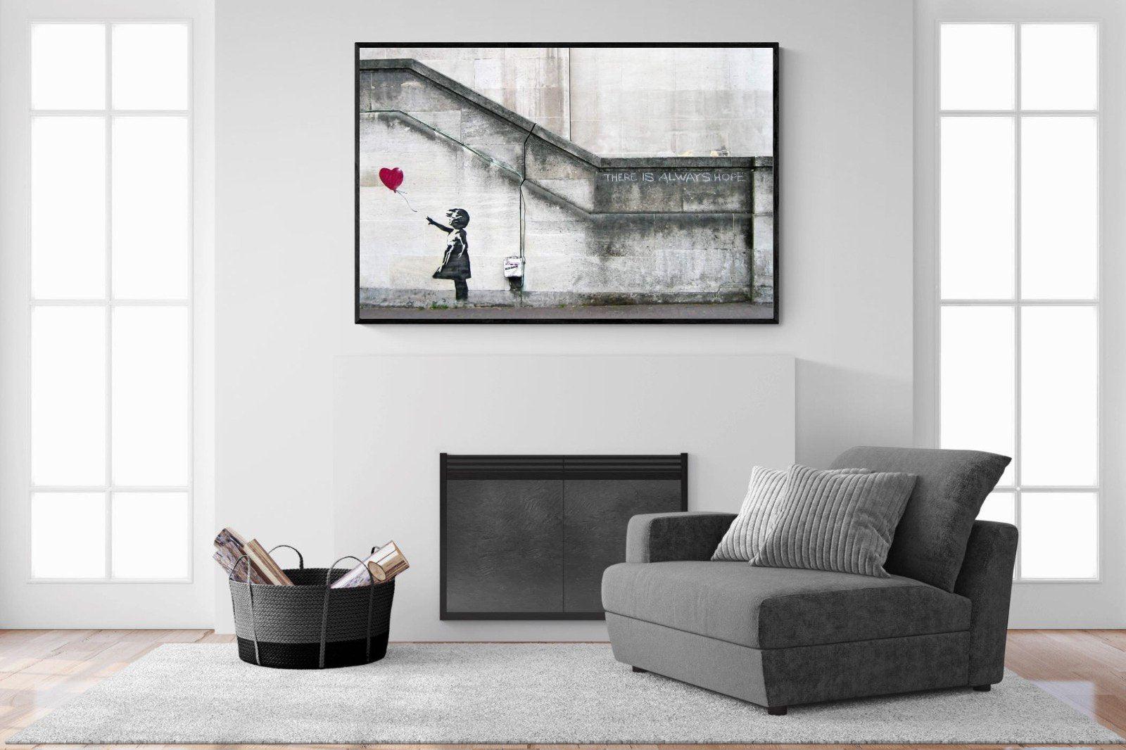 There is Always Hope-Wall_Art-150 x 100cm-Mounted Canvas-Black-Pixalot